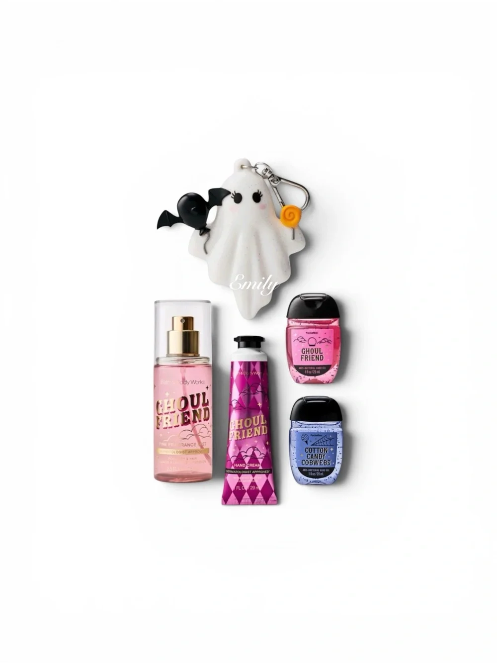 5-Pc GHOST PocketBac Holder Gift Set Ghoul Friend Collection Bundle